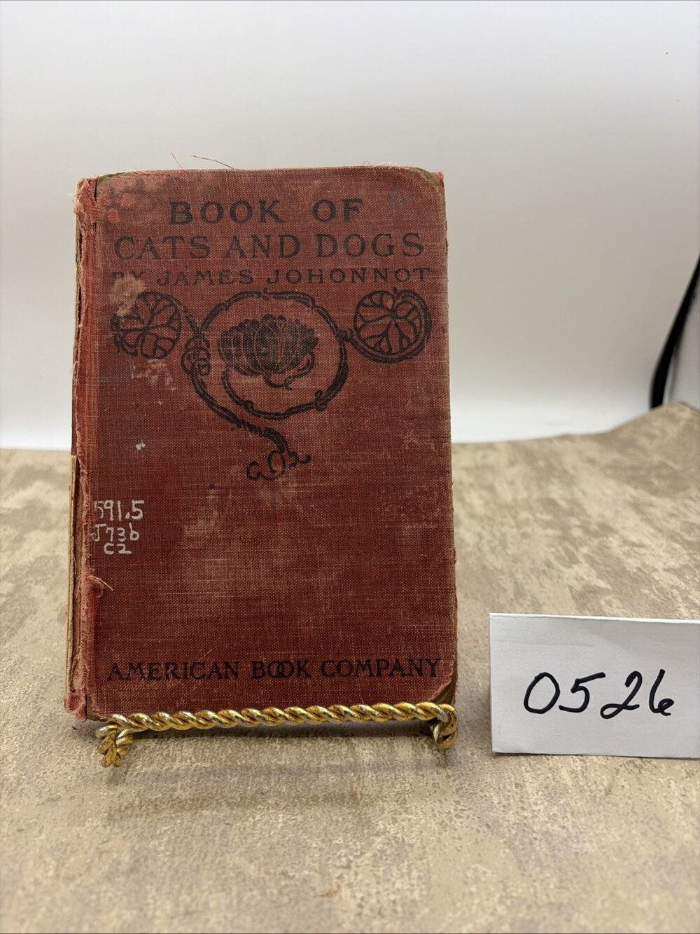 Book of cats and dogs for little folks By James Johonnot Copywriter 1884